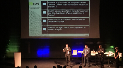 meeting avec question par sms