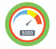 5000 personnes online